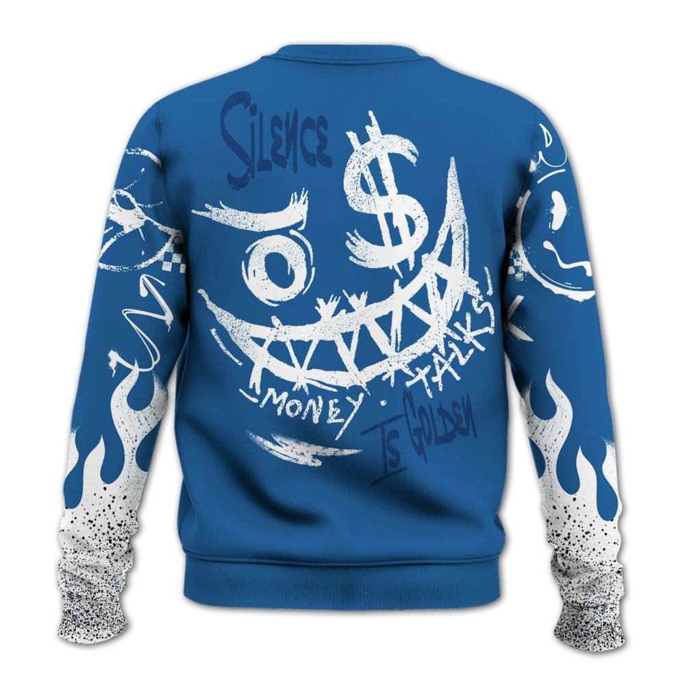 Sweatshirt To Match French Blue 13s - Mouth Burning Street Style All Over Print