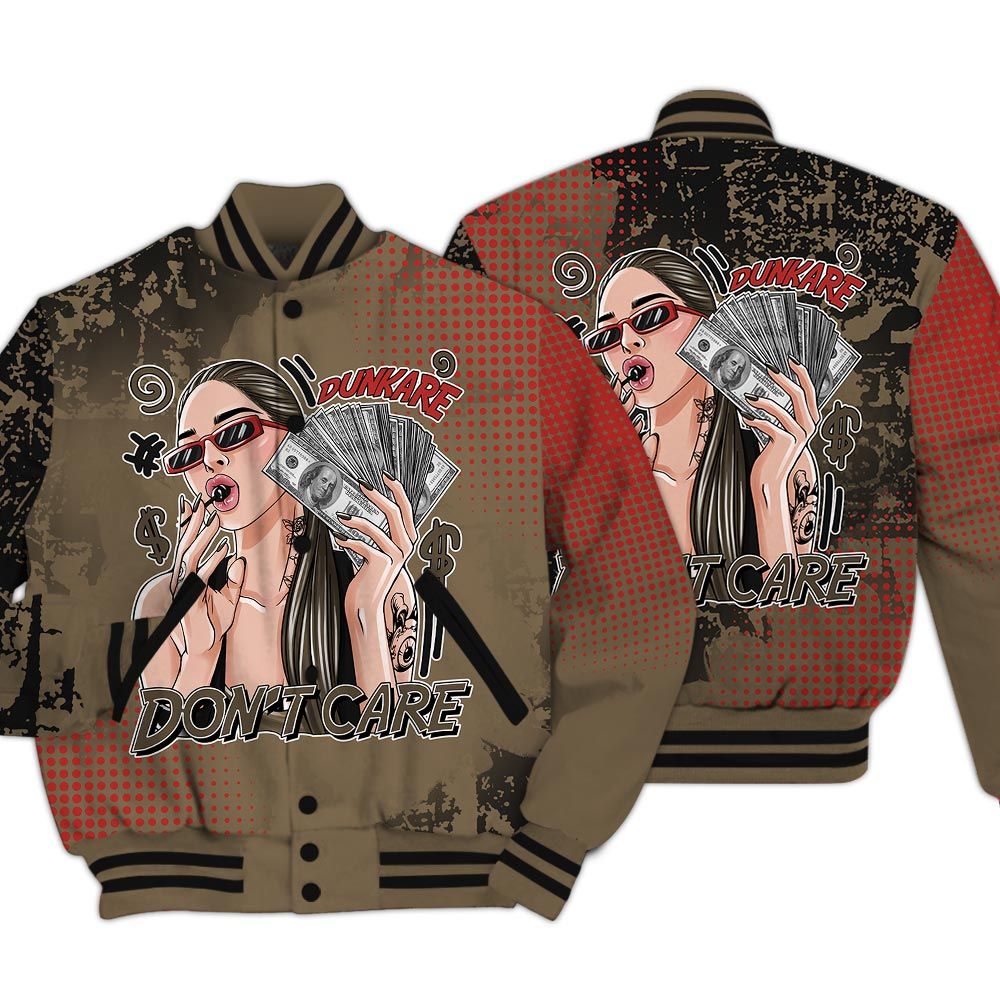 Varsity Jacket To Match Olive 9s - IDC Unique Glitch Dot Varsity Jacket Unisex