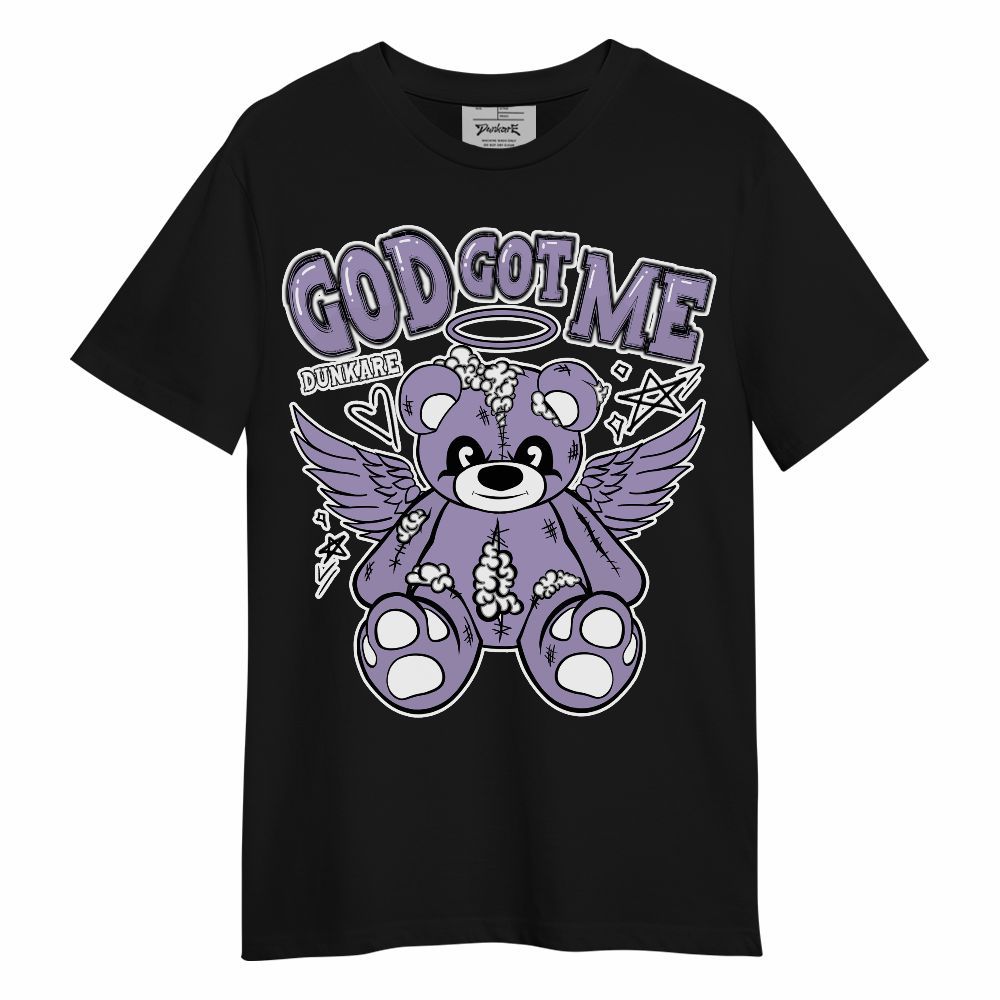Shirt To Match Low Pure Violet 11s - Gods Guides Me Bear Unisex Shirt