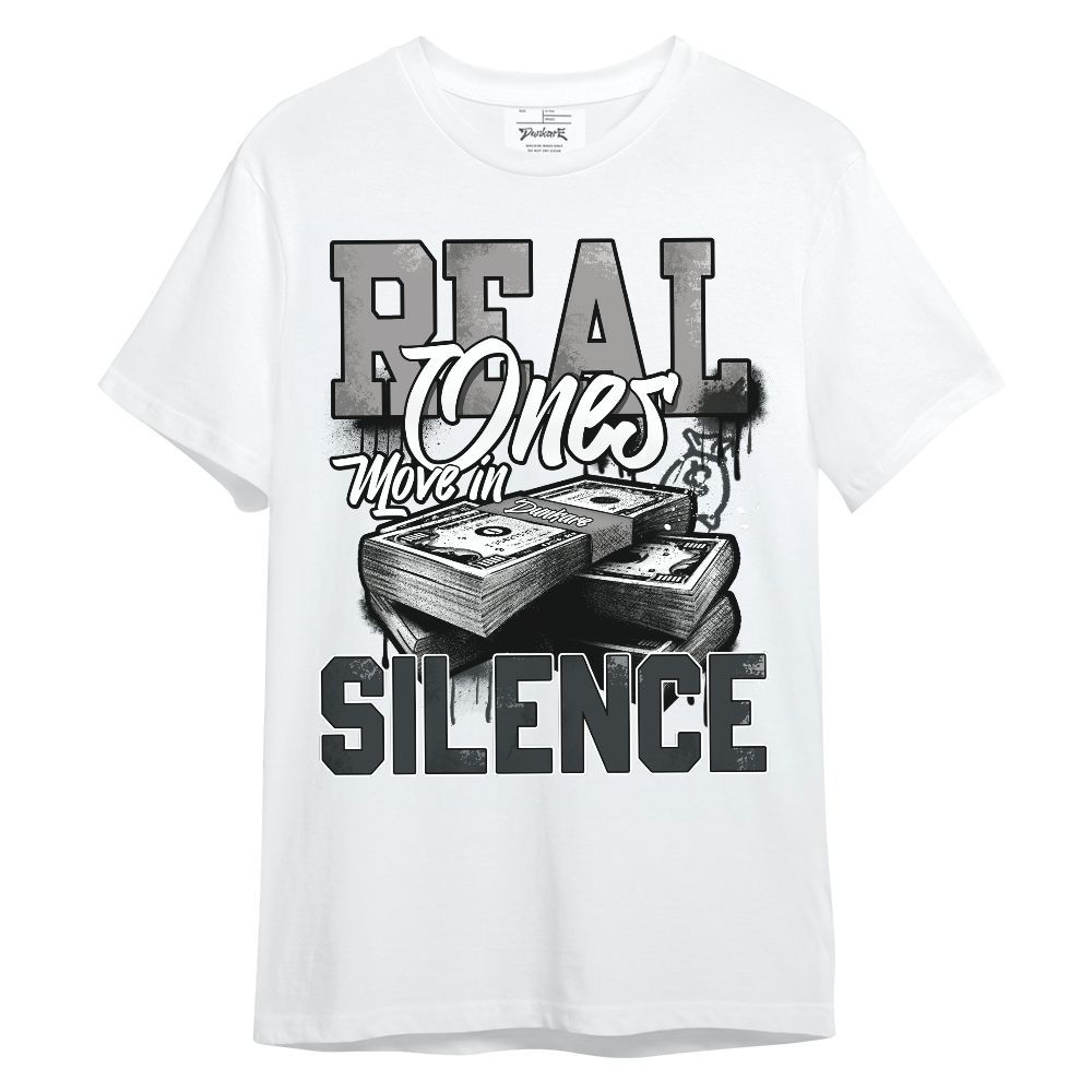 Shirt To Match OG Steel Grey 10s - Move In Silence Money Graphic