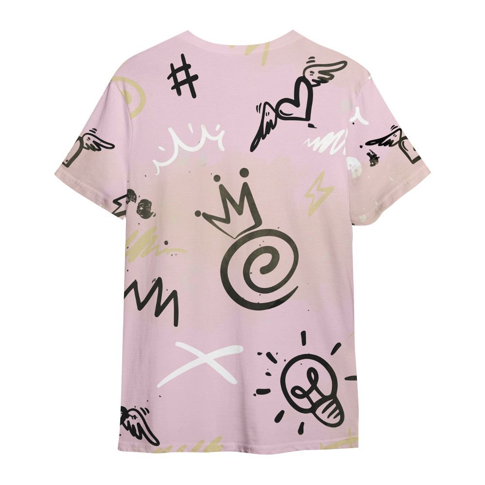 Shirt To Match Denim Iced Carmine 4s - Drip Been Di2ferent All Over Print