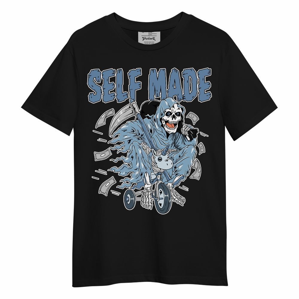 Shirt To Match High University Blue 1s - Self Make Skeleton Unisex Shirt