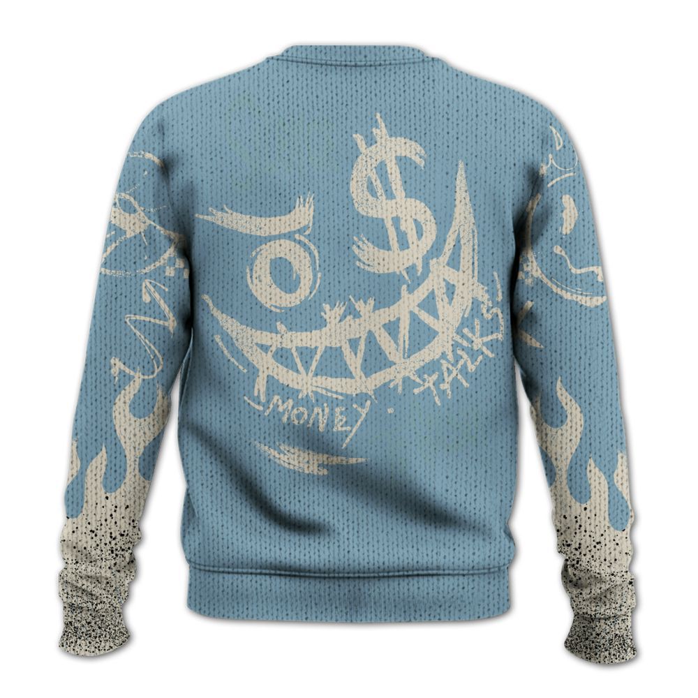Knitted Sweater To Match Retro SoleFly 13s - Mouth Burning Street Style