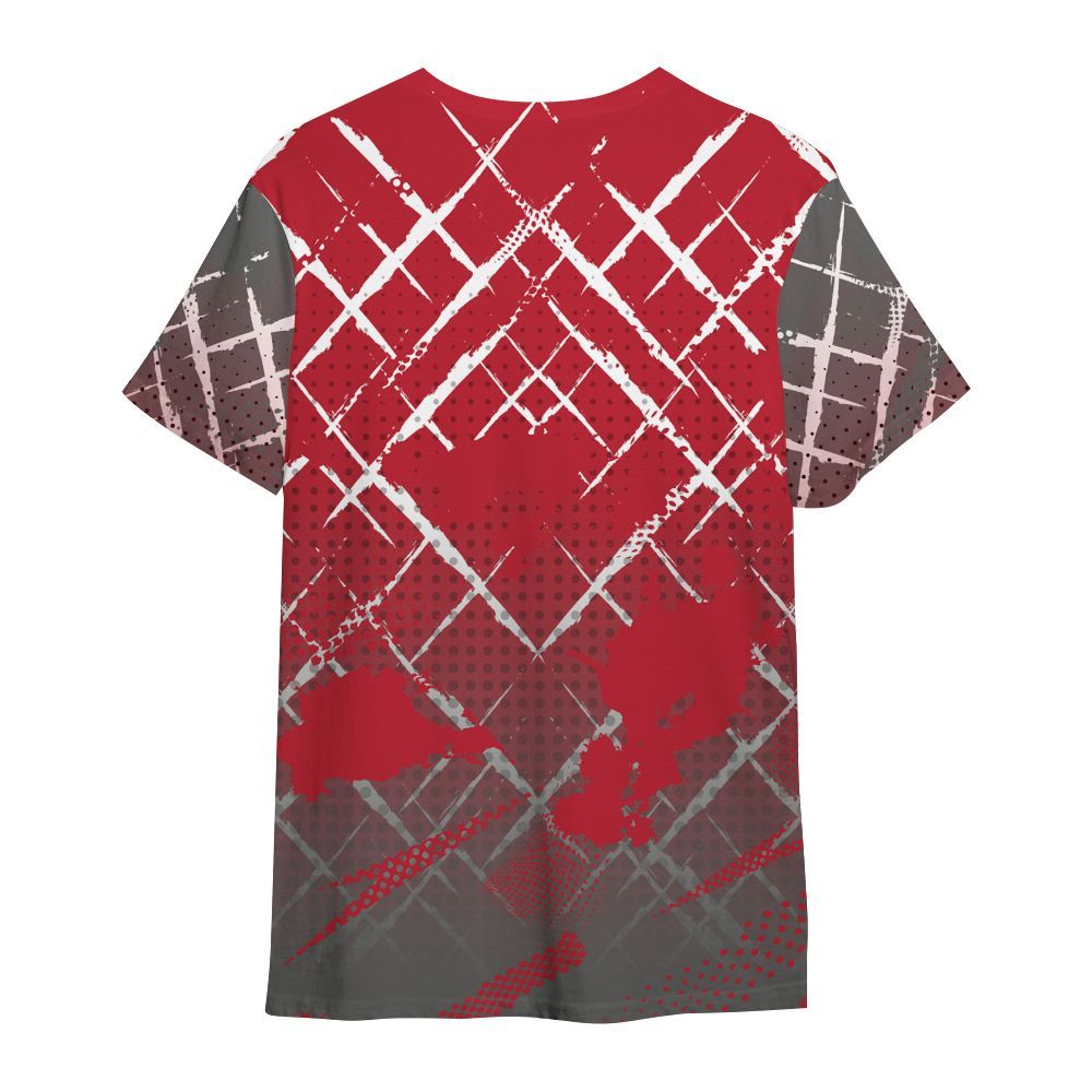Shirt To Match Red Flint 13s - Halftone Stand Business Dripping All Over Print