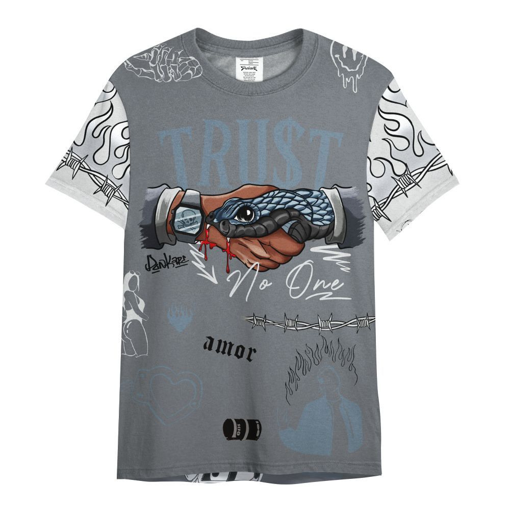 Shirt To Match Air Max DN Silver Bullet - Snake Trust No One All Over Print