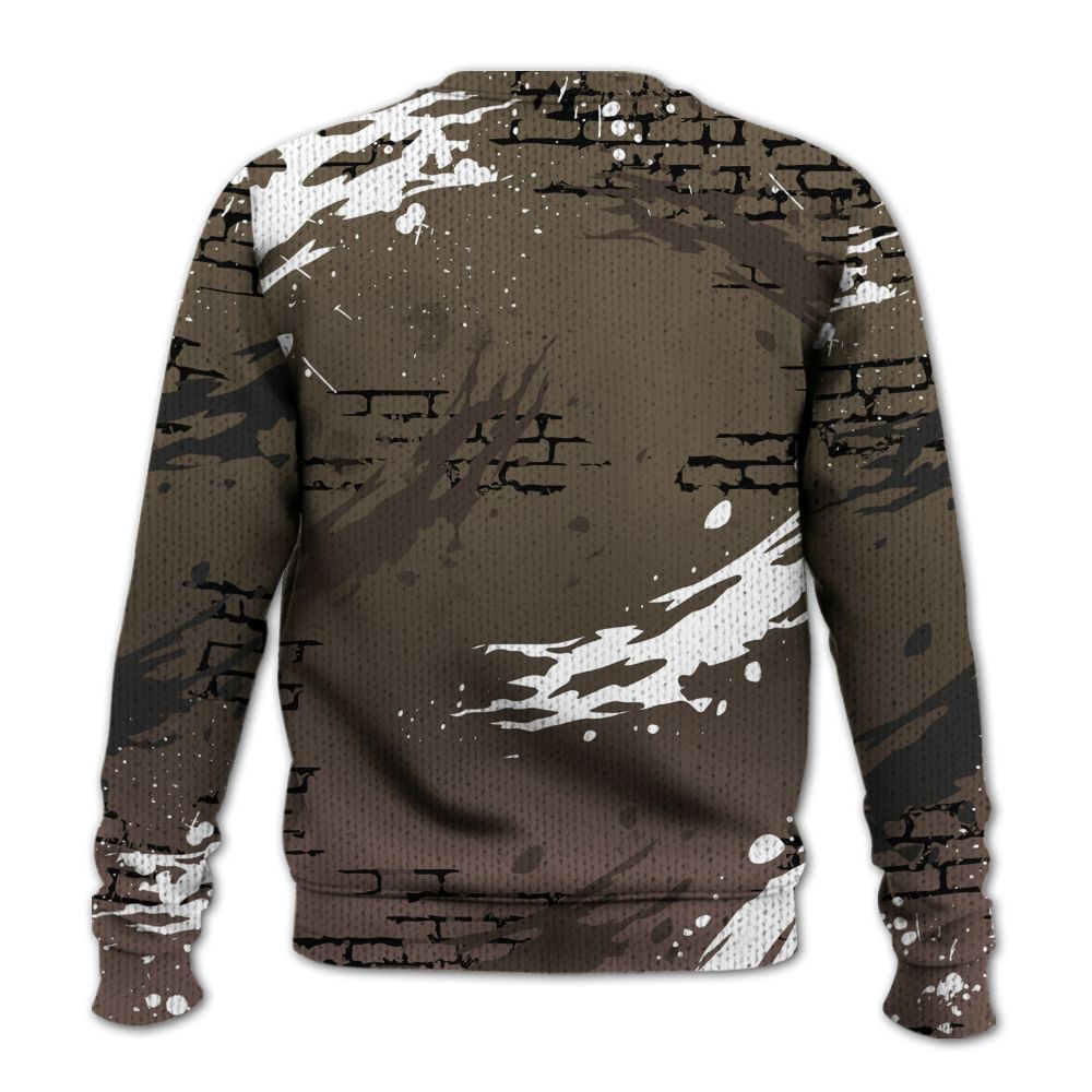 Sweater To Match AMM Dark Mocha 4s - Values Of Loyalty Drip Graphic