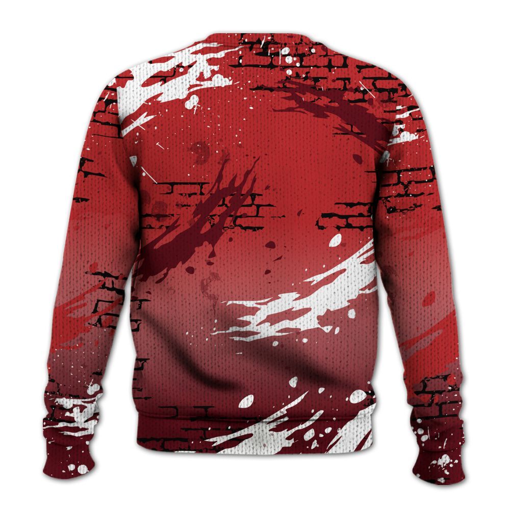 Knitted Sweater To Match Kobe 9 Elite Christmas - Values Of Loyalty Drip
