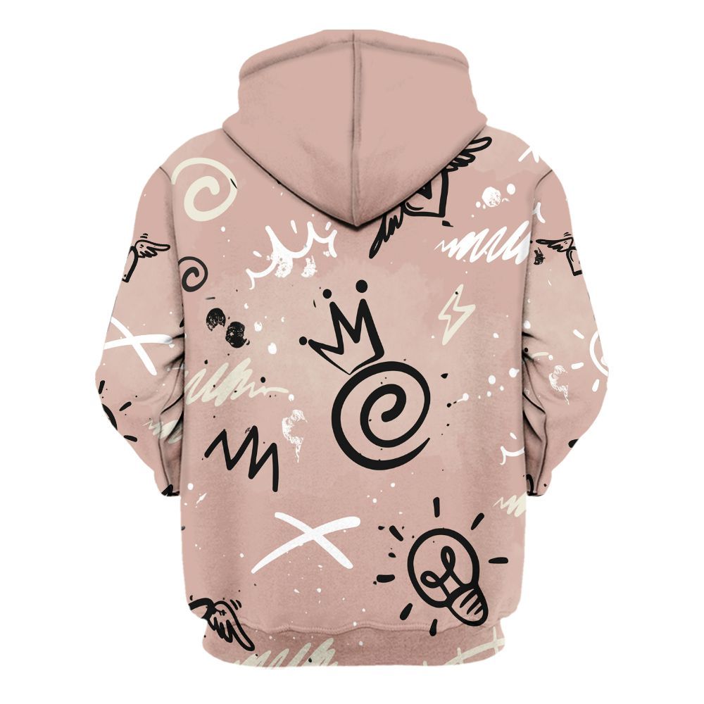 Hoodie To Match Air Force Low 1 Arctic Orange - Drip Been Di2ferent All Over Print