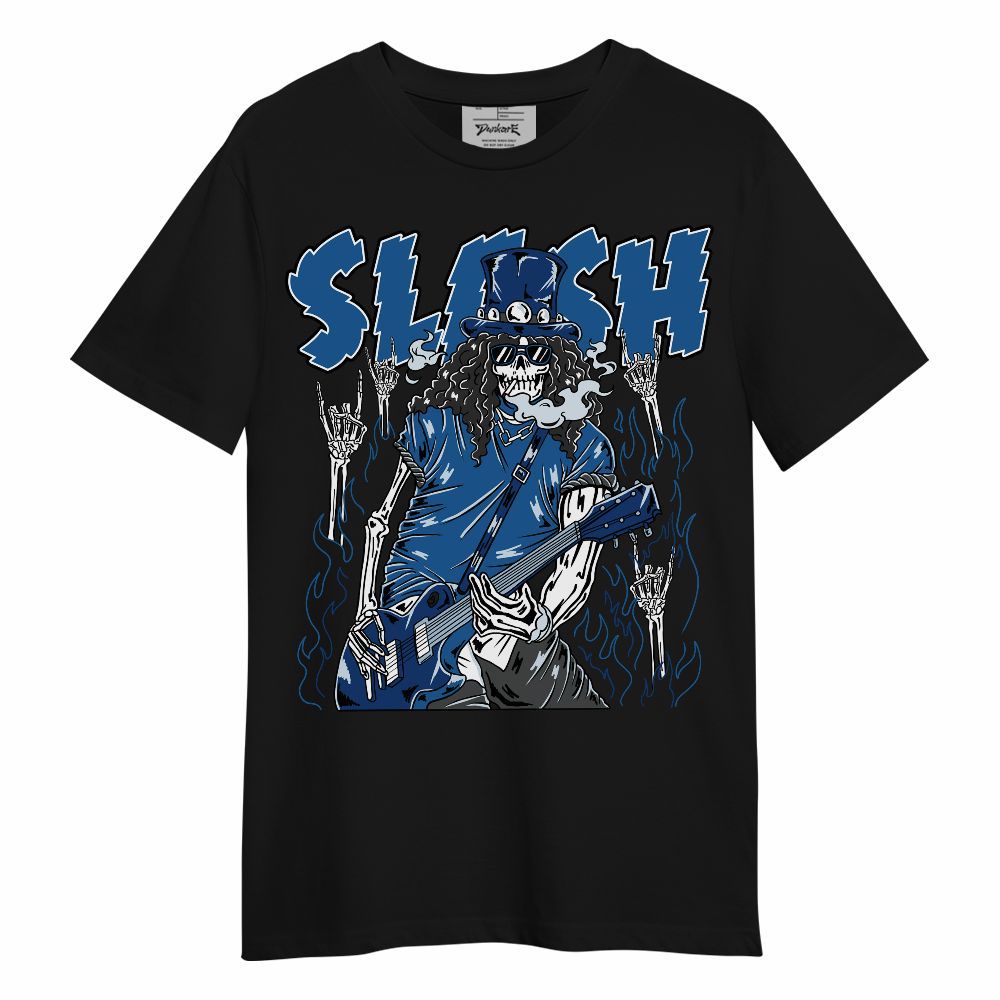 Shirt To Match French Blue 13s - Slash Skeleton Unisex Shirt