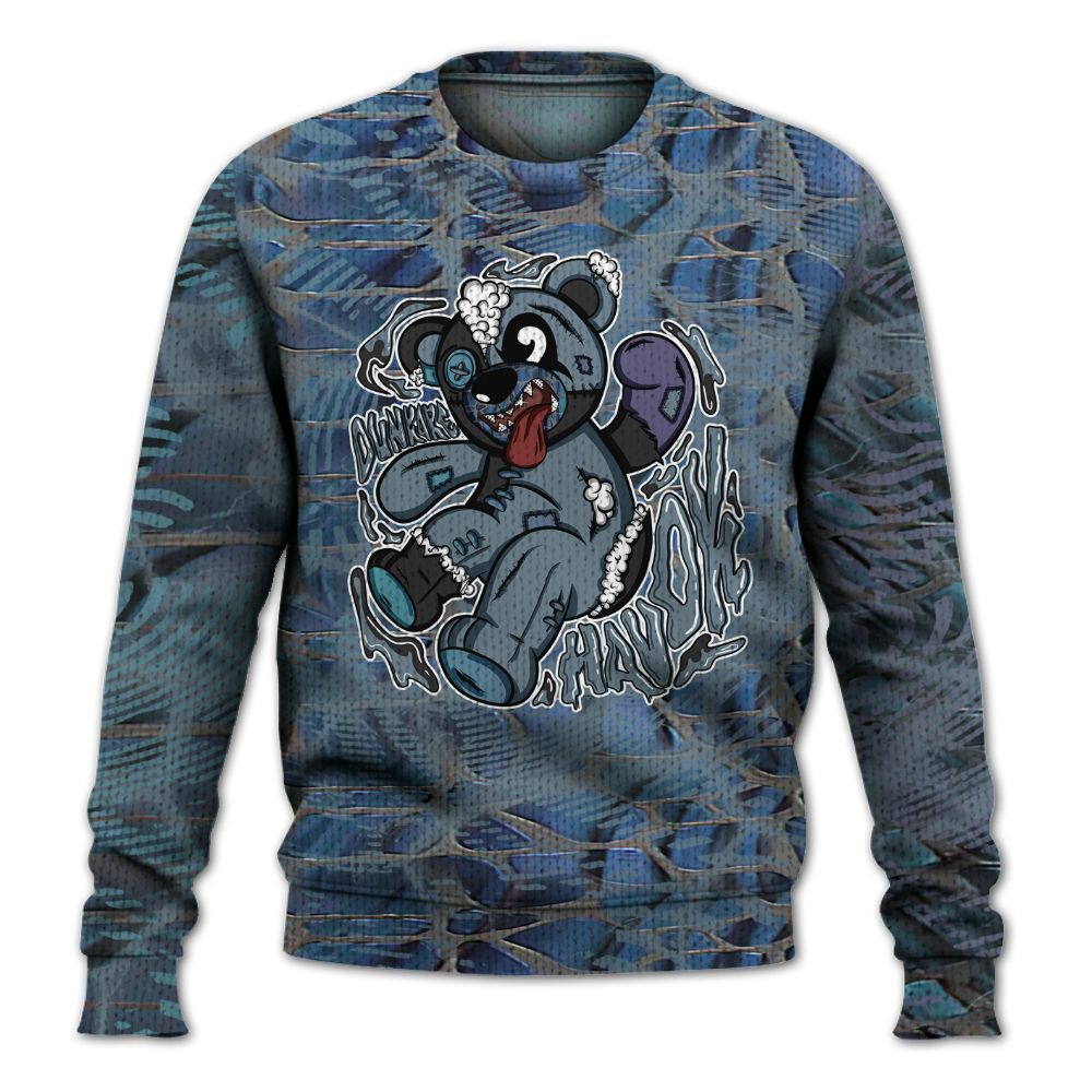 Knitted Sweater To Match Air Foamposite Kazuya Mishima - Havok Bear