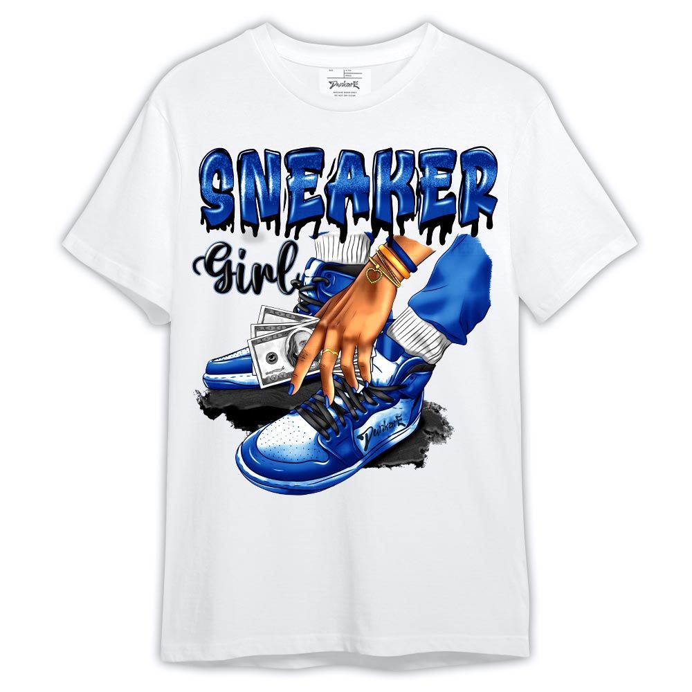 Shirt To Match Low Space Royal 11s - SNEAKER Girl Money Drip Shirt Outfit