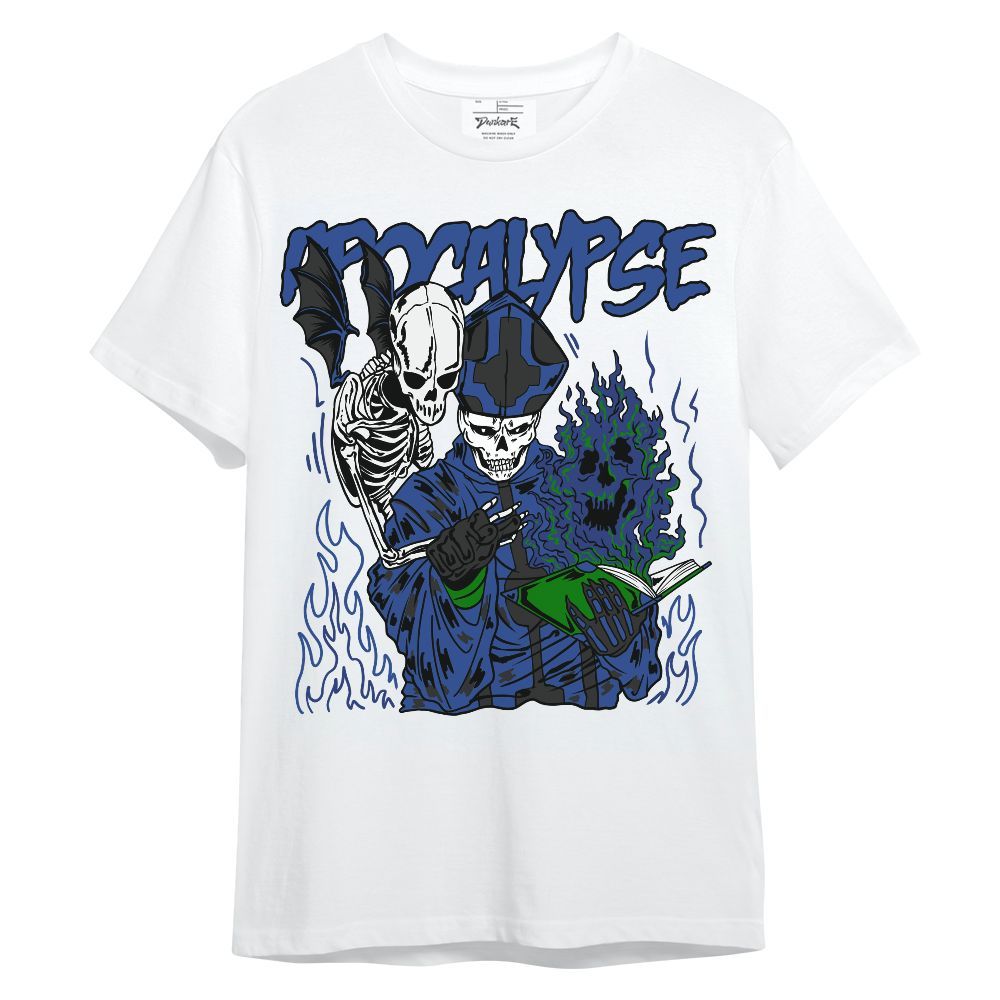 Shirt To Match Retro Hyper Royal 13s - Apocalypse Skeleton Unisex Shirt