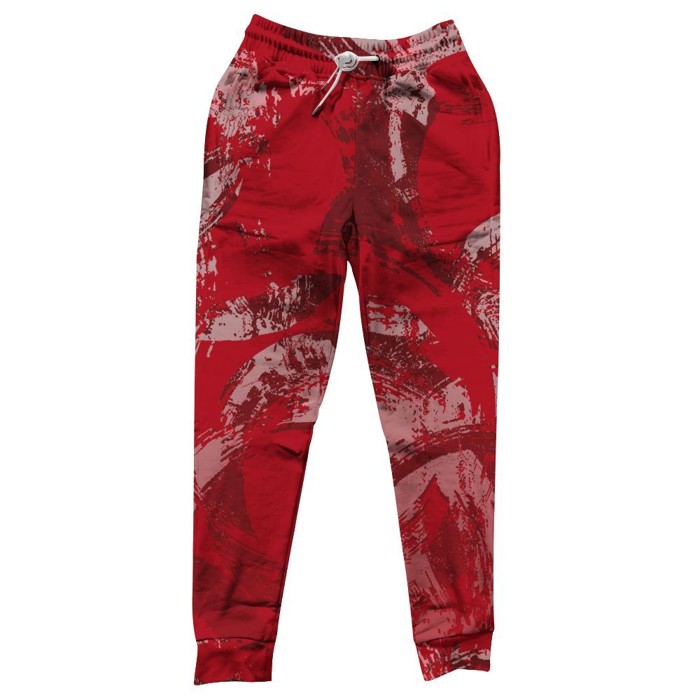 Sweatpant To Match Bred Velvet 11s - Circle Slpash All Over Print