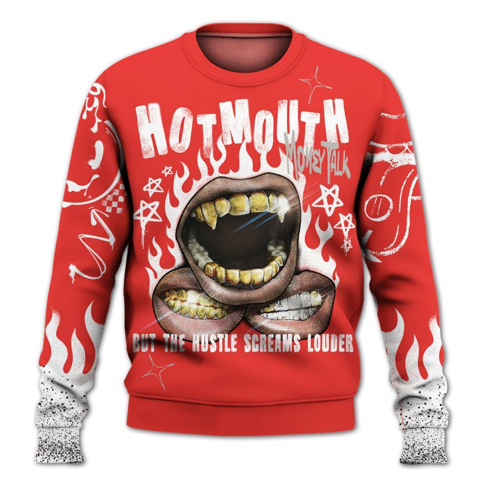Sweatshirt To Match Vomero 5 Bright Crimson - Mouth Burning Street Style All Over Print