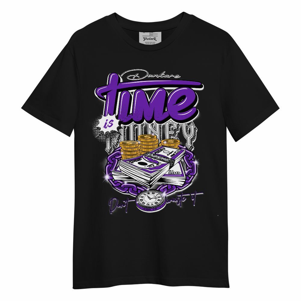 Shirt To Match Retro Dark Iris 3s - Time Is Money Unisex Shirt
