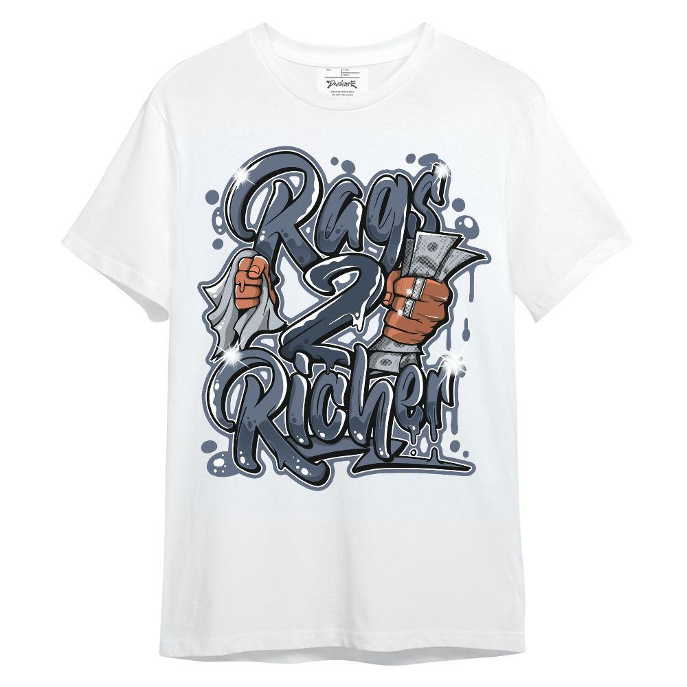 Shirt To Match Low Diffused Blue 11s - Rag 2 Rich Graphic Unisex Shirt