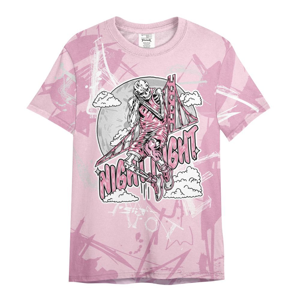 Shirt To Match Orchid 4s - Seeya Skeleton Messyz All Over Print