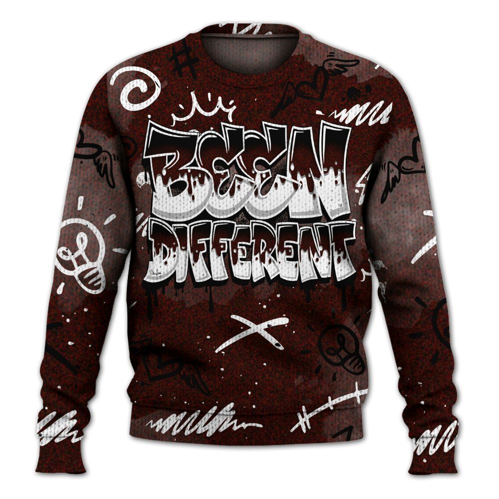 Knitted Sweater To Match Air Force 1 Low Halloween Skull 2024 - Drip Been Di2ferent