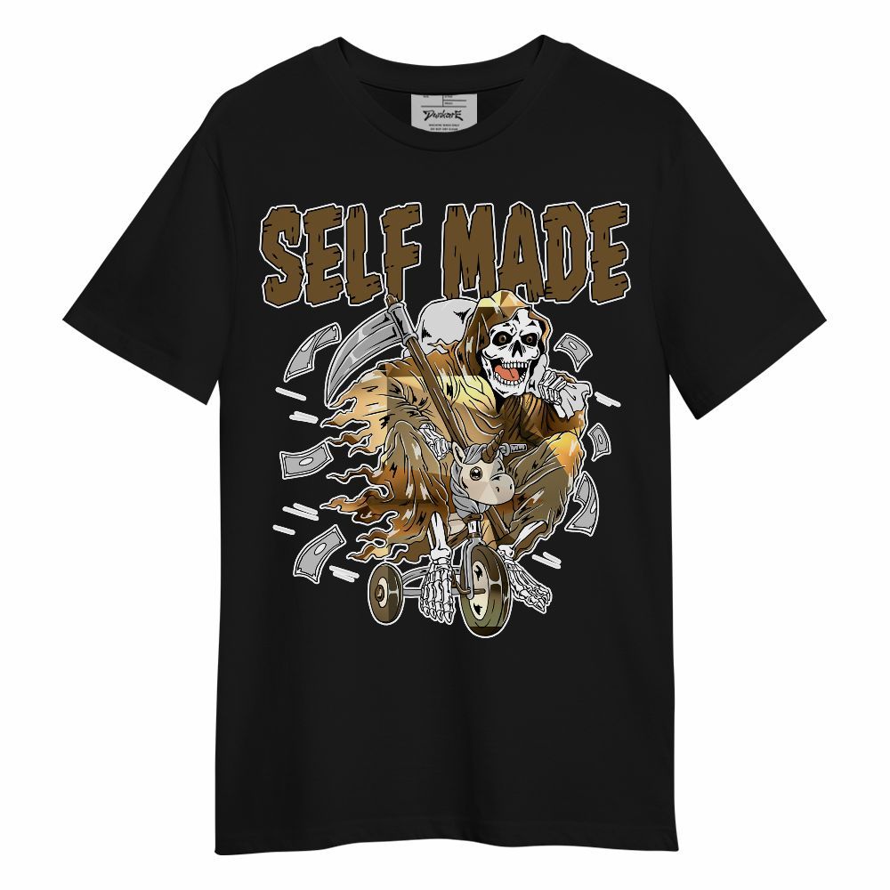Shirt To Match NET Gold 4s - Self Make Skeleton Unisex Shirt
