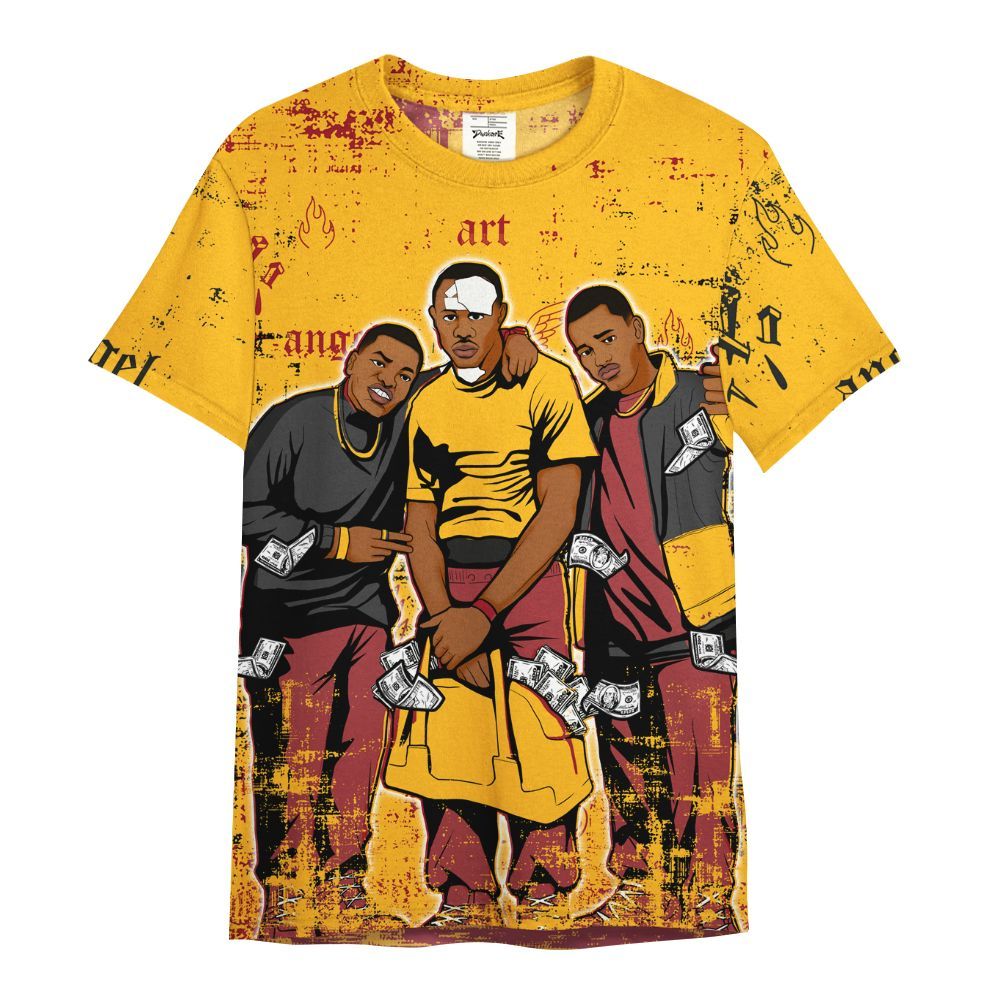 Shirt To Match White Taxi 12s Shirt, Paid In Full Money All Over Print