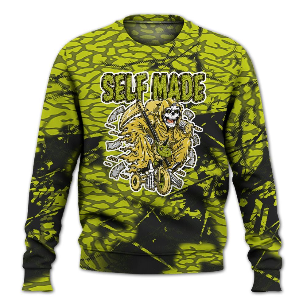 Sweatshirt To Match Dunk Low QS Halloween Skull - Self Make Skeleton Profound All Over Print