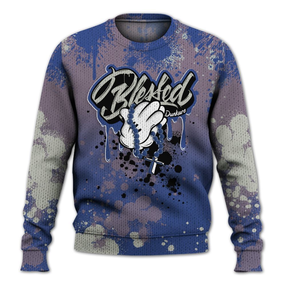 Sweater To Match Low OG Voodoo Alternate 1s - God Blessed Ink Drip Graphic