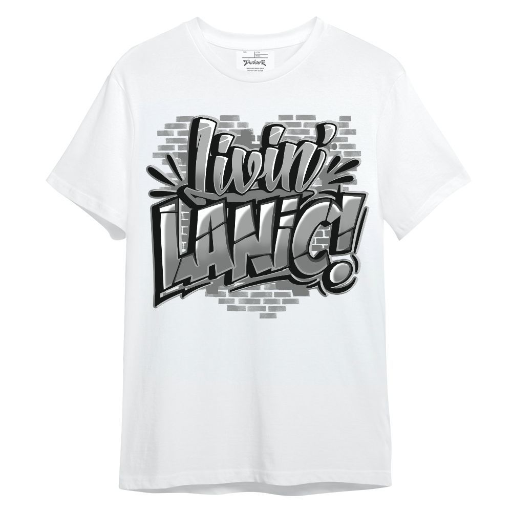 Shirt To Match Black Wolf Grey 12s - Living Large Unisex Shirt