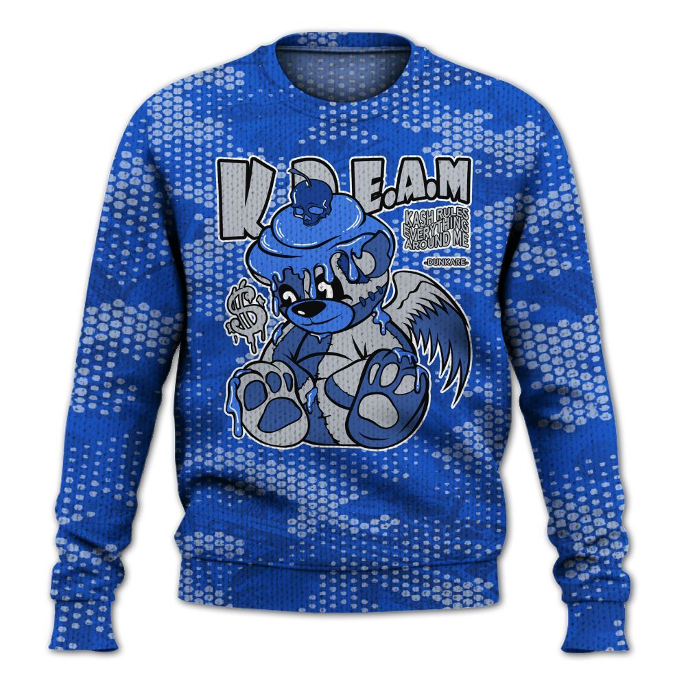Knitted Sweater To Match Air Foamposite One Royal - Loot Bear