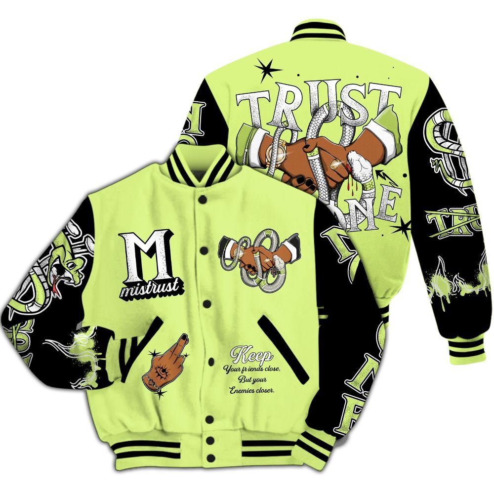 Varsity Jacket To Match Air Max SNDR Volt - Trust No One Snake-Bite Street Style All Over Print