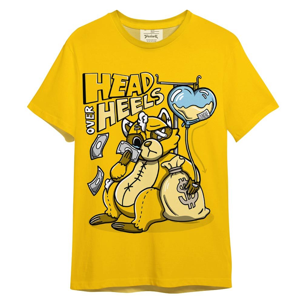 Shirt To Match Vivid Sulfur 4s T-- Head Over Heels Raccoon Color T-Shirt Unisex
