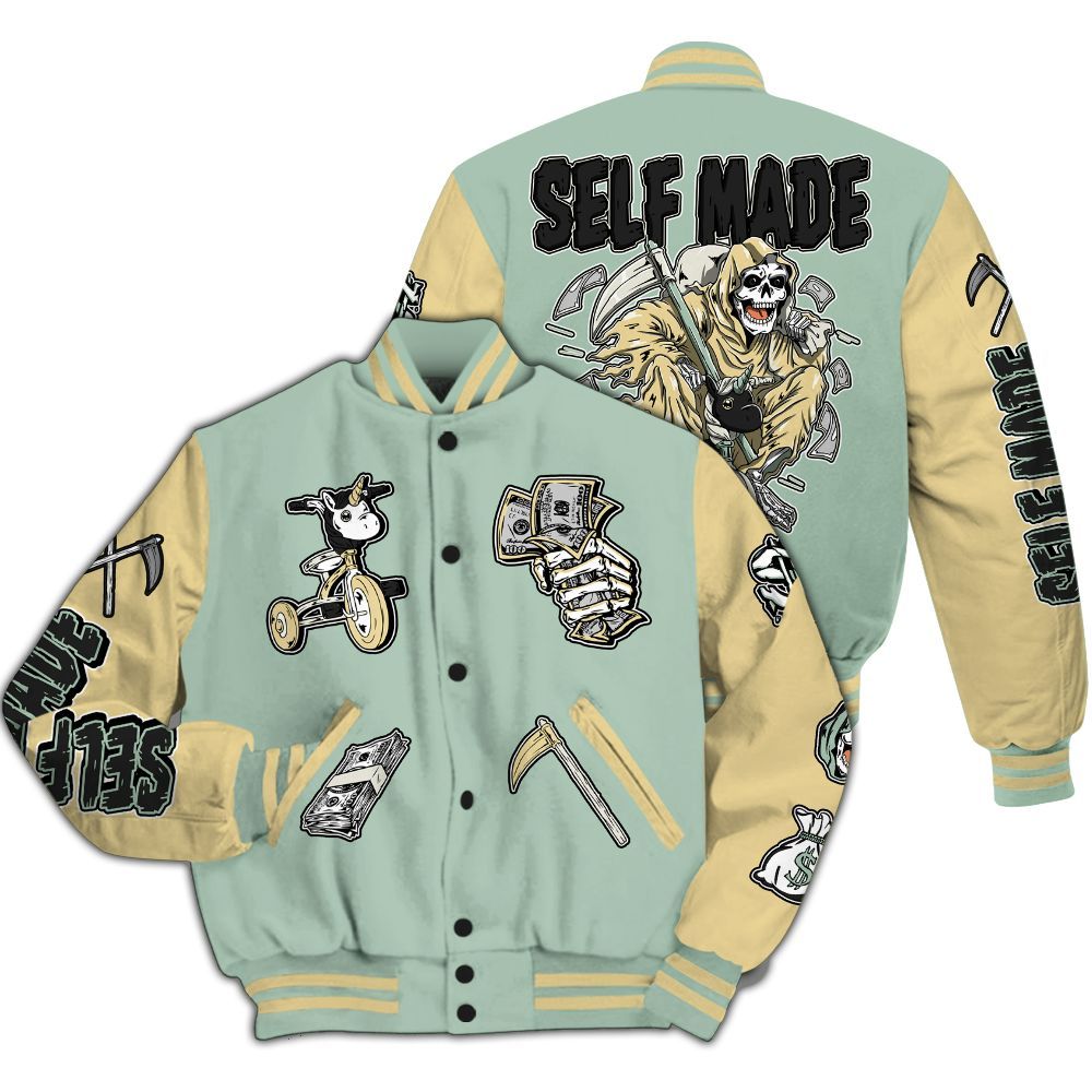 Varsity Jacket To Match Joins Year Of The Snake 5s - Self Make Skeleton All Over Print