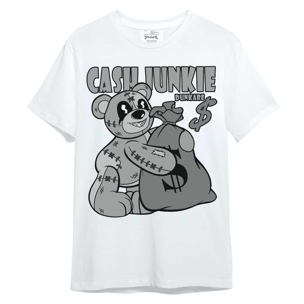 Shirt To Match Black Wolf Grey 12s - Cashs Junkie Bear Unisex Shirt