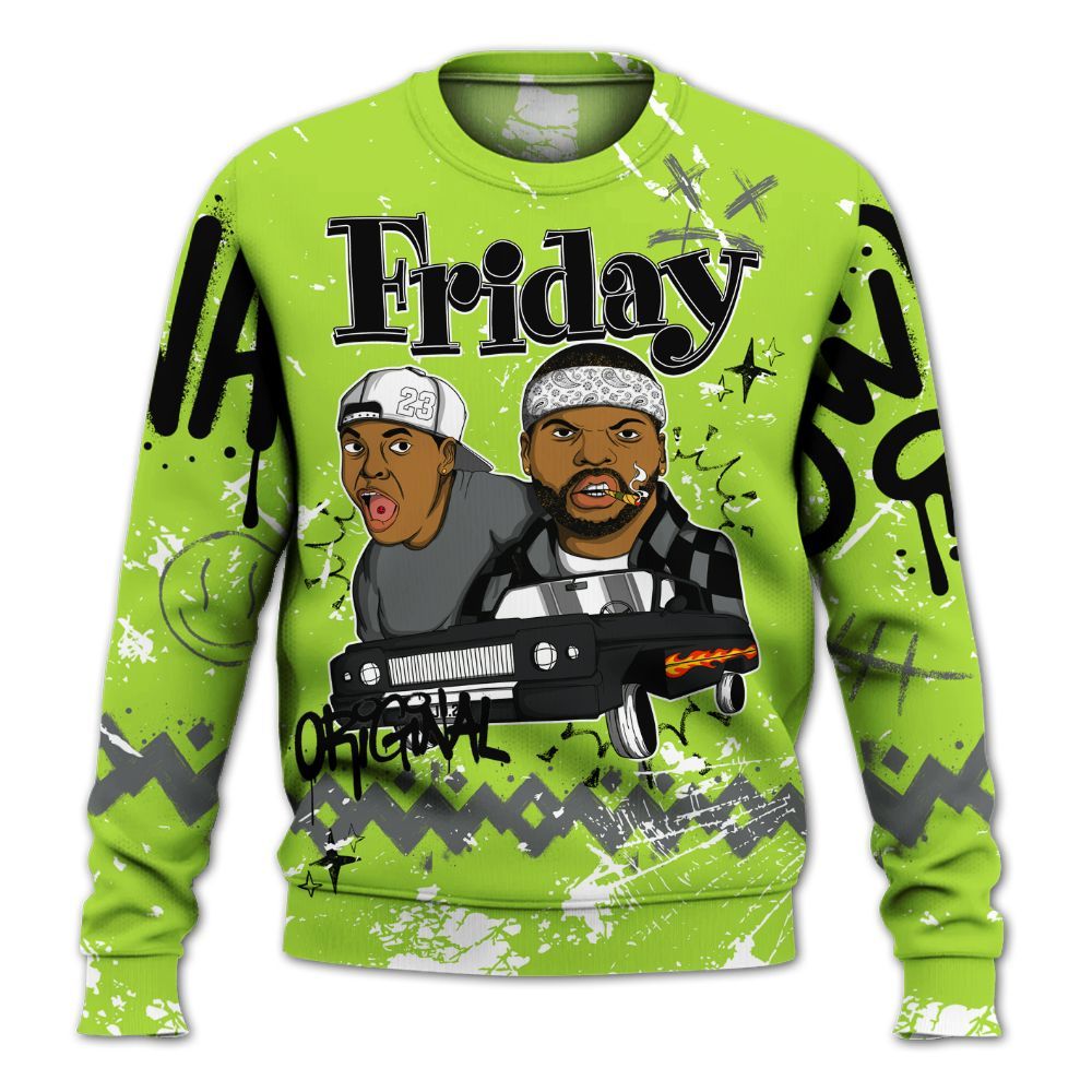 Sweatshirt To Match Air Max 95 Neon - Friday Sneaker Crayon All Over Print
