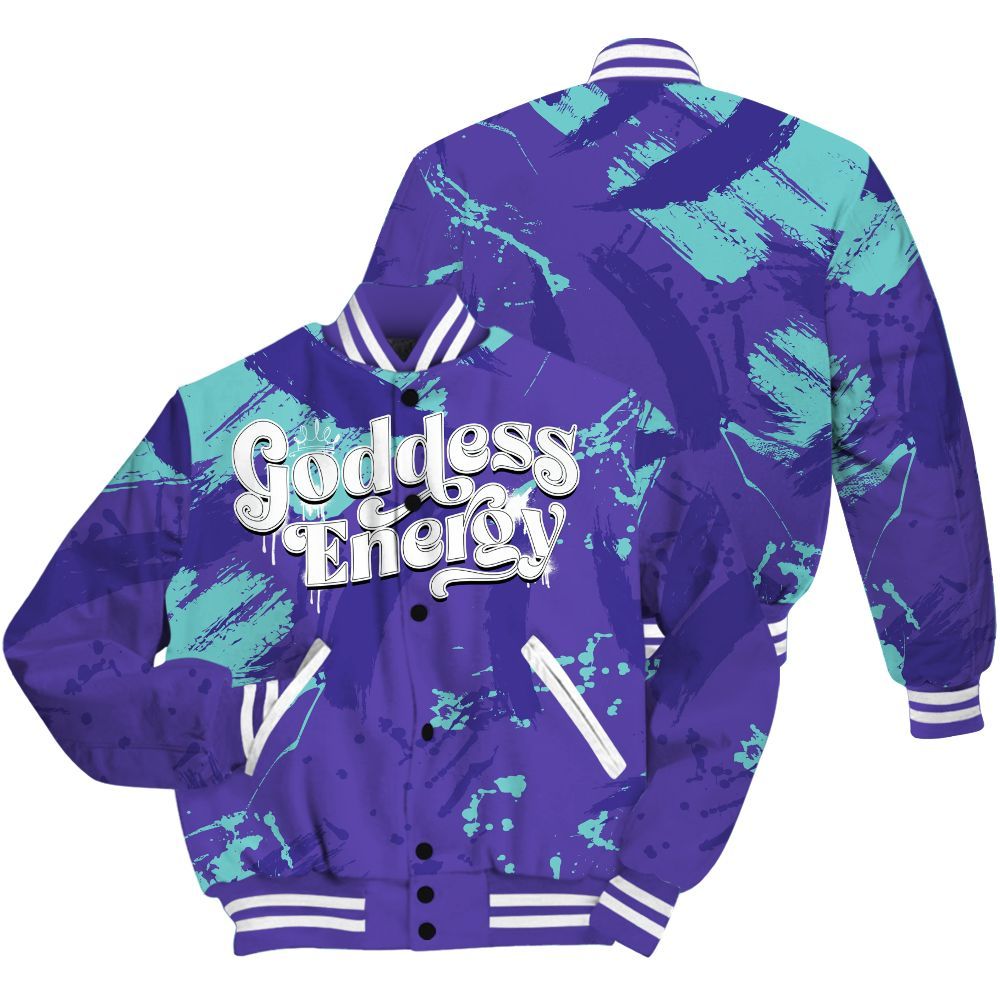 Varsity Jacket To Match Low Hornets 1s - Goddess Energy Retro All Over Print
