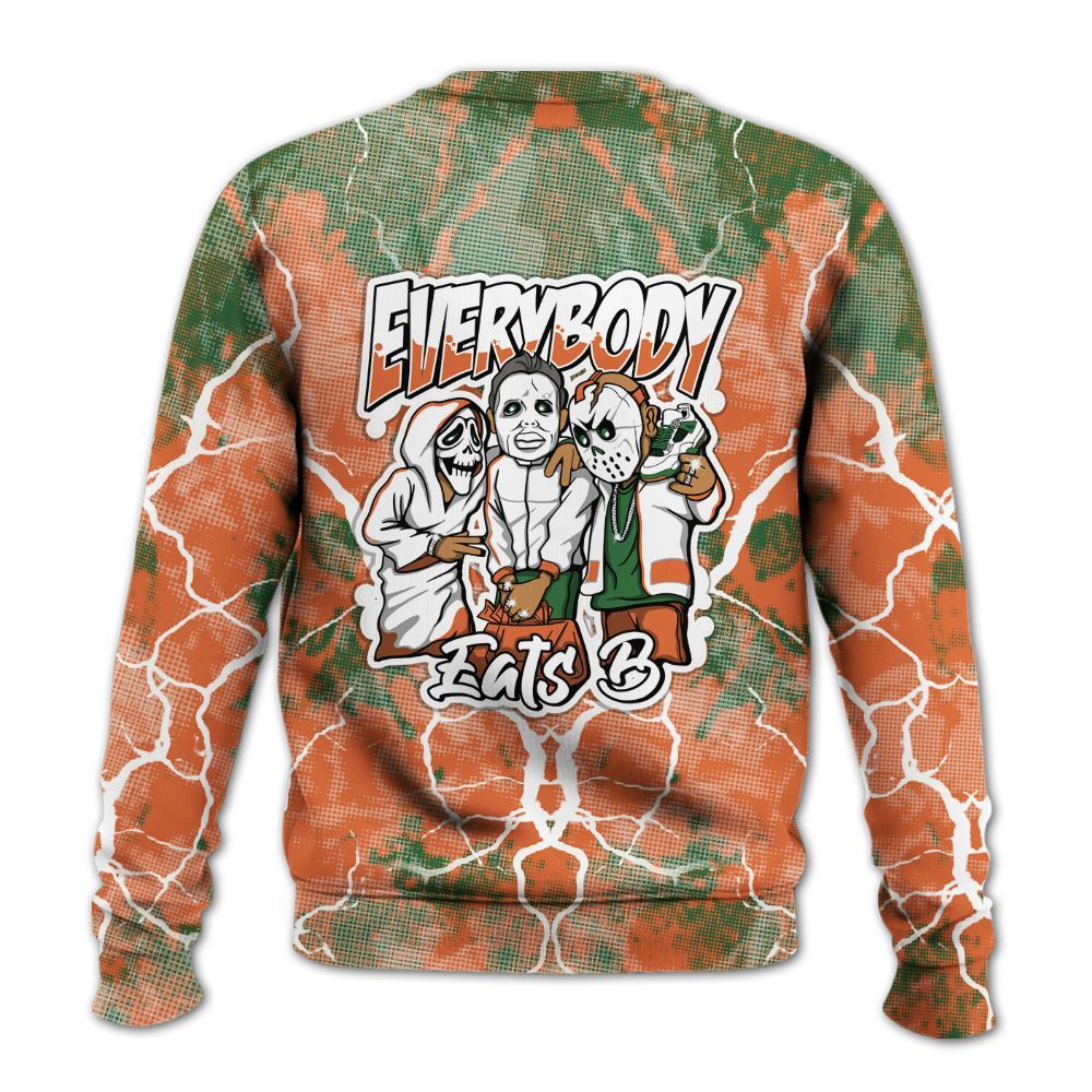 Sweatshirt To Match Low Miami 5s - Everybody Eatin B Graphic Halloween All Over Print