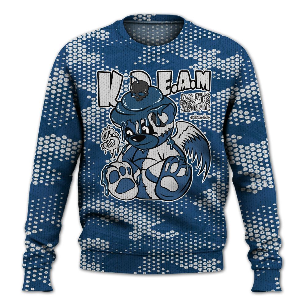 Knitted Sweater To Match High OG Midnight Navy 1s - Loot Bear