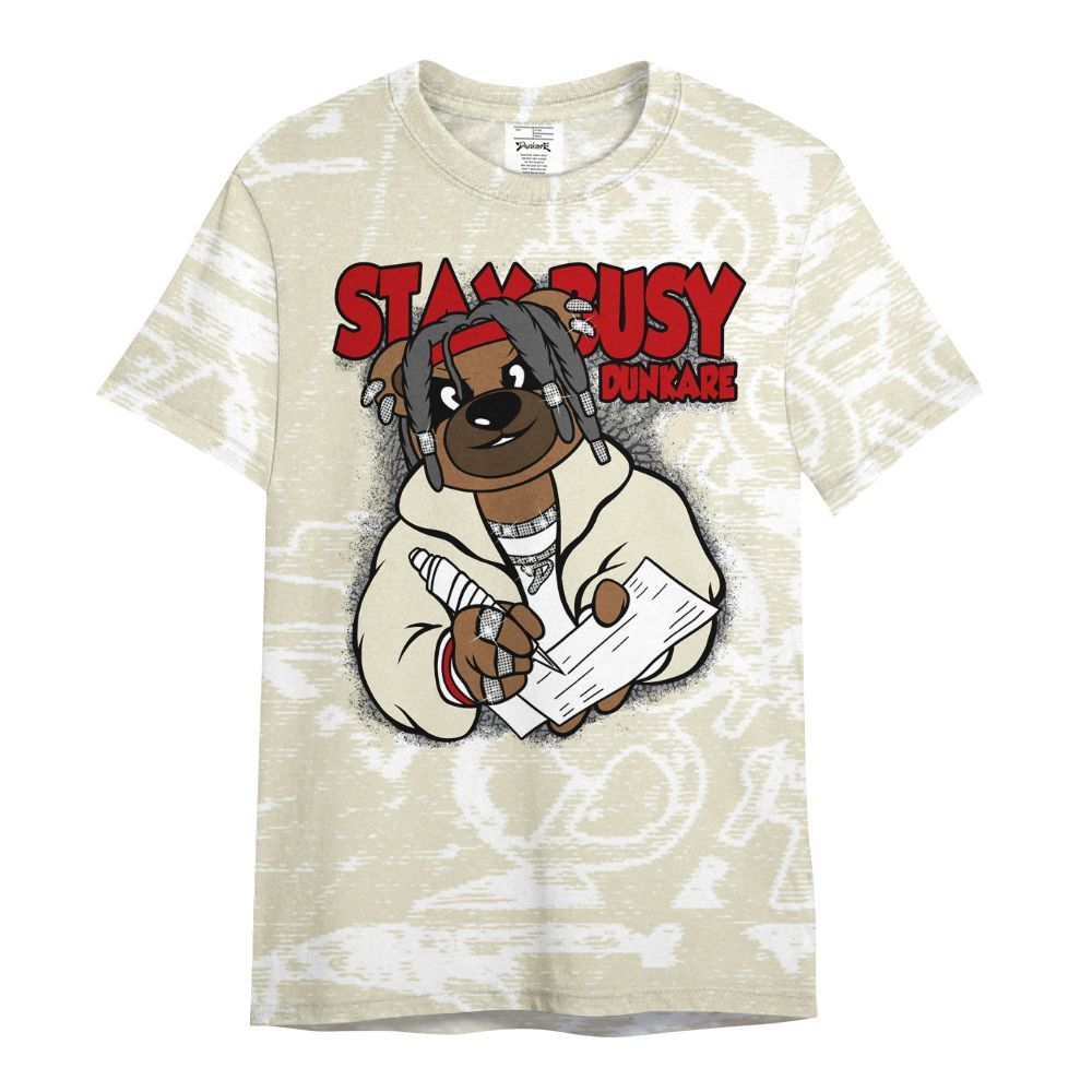 Shirt To Match Cement Grey 3s - Maintain Activity Bear Avant-Garde All Over Print