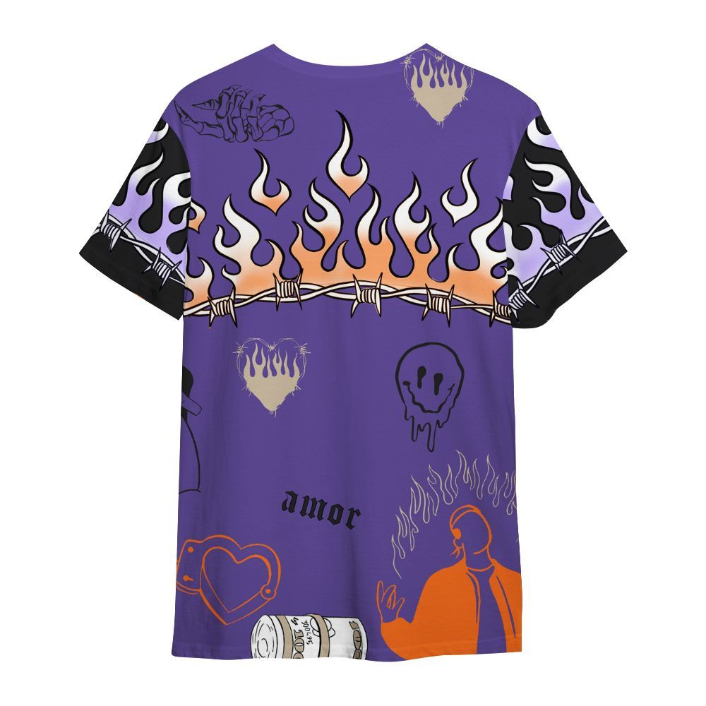 Shirt To Match Air Max Waffle SP Voltage Purple - Snake Trust No One All Over Print