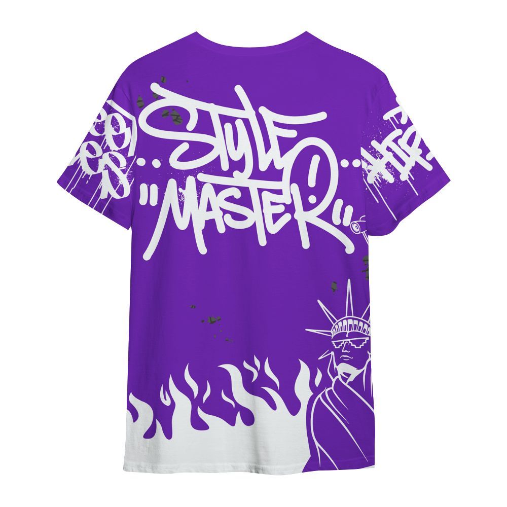 Shirt To Match Retro Dark Iris 3s - Graphic Fck Around Find Out All Over Print