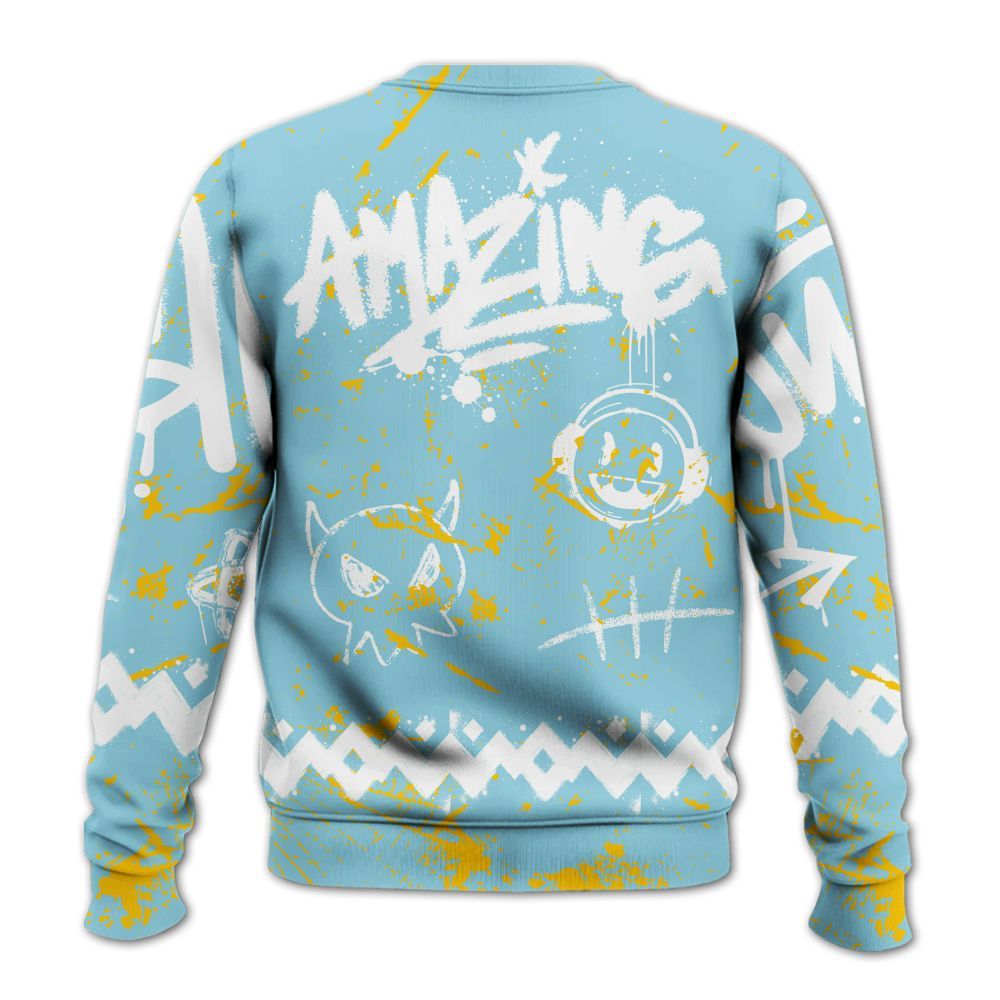 Sweatshirt To Match Dunk High Homer Simpson - Friday Sneaker Crayon All Over Print