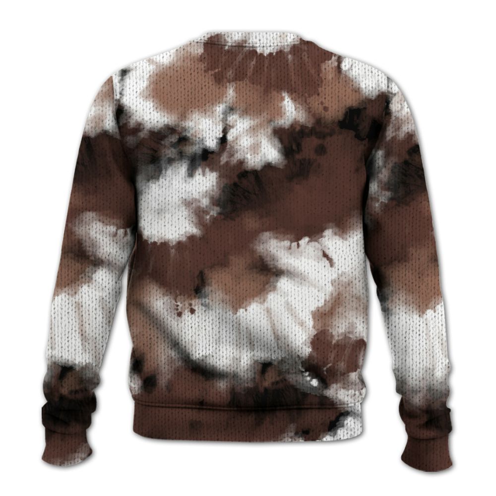 Knitted Sweater To Match KD 4 Christmas - Tie Dye FK Around Find Out
