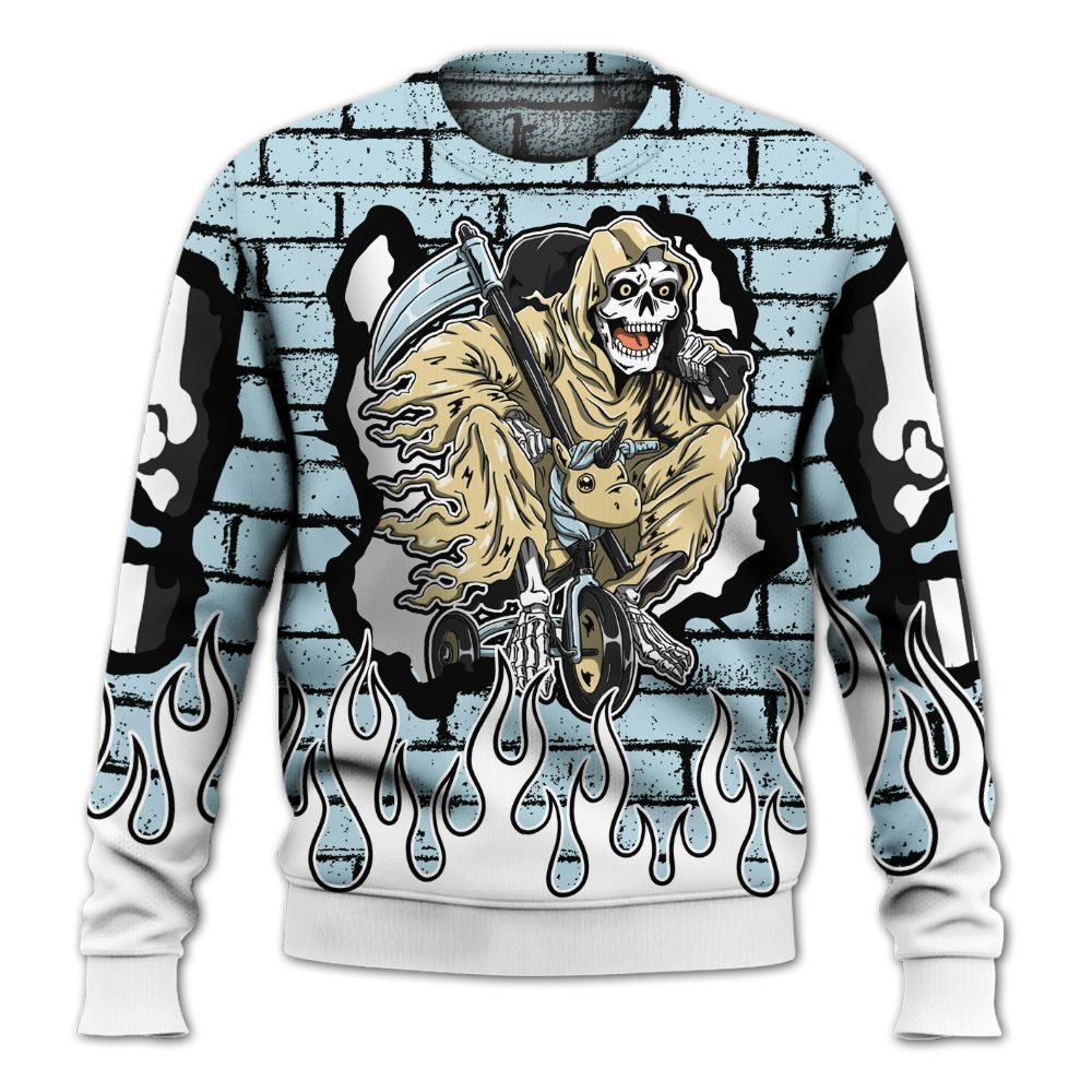 Sweatshirt To Match Low Year Of The Snake 11s - Self Make Skeleton Crashed All Over Print