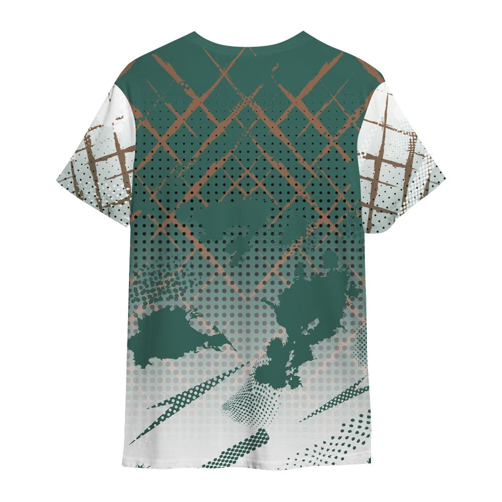 Shirt To Match Low OG Oxidized Green 1s - Halftone Stand Business Dripping All Over Print