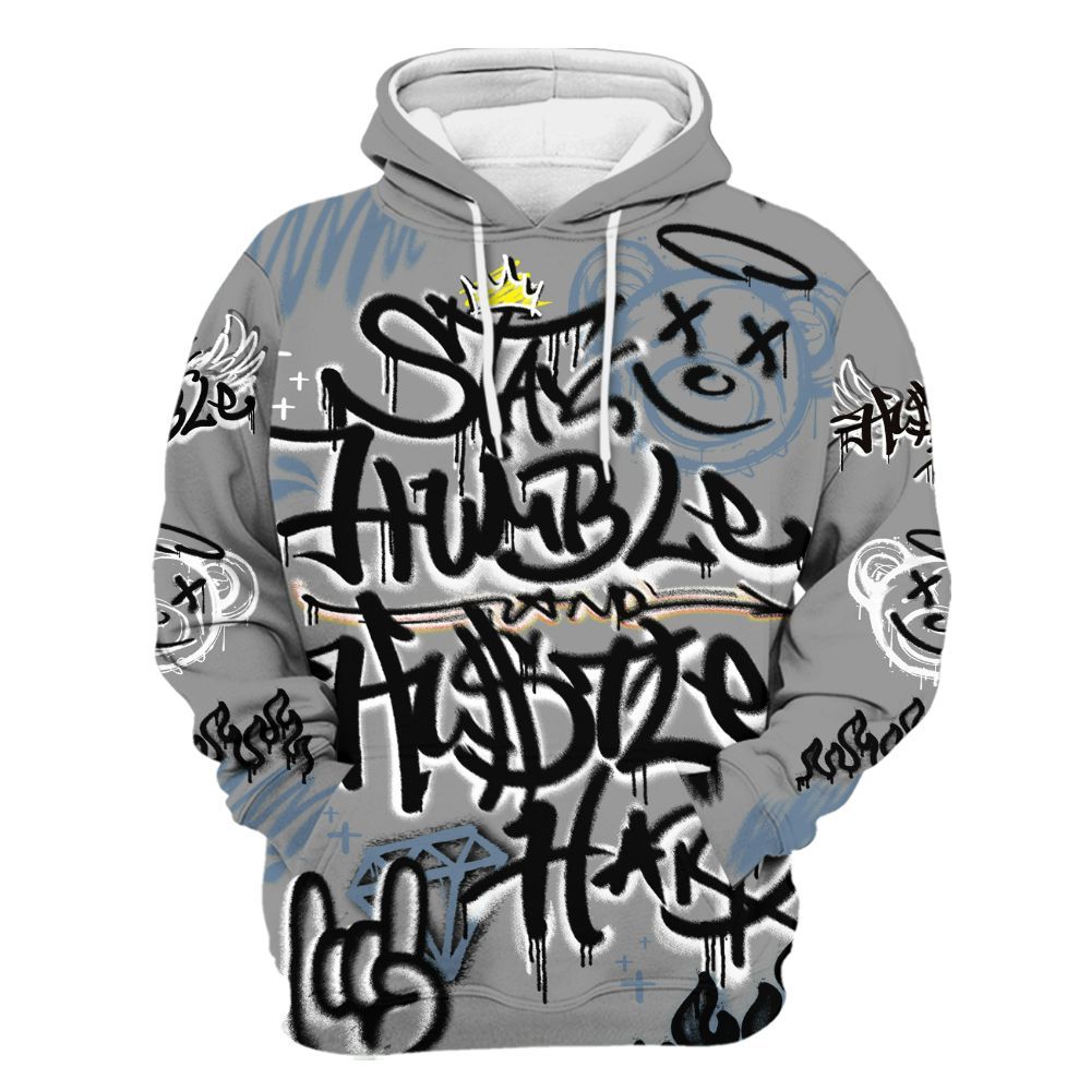 Hoodie To Match Black Chrome 6s - Humble Drip Streetwear Graffity All Over Print