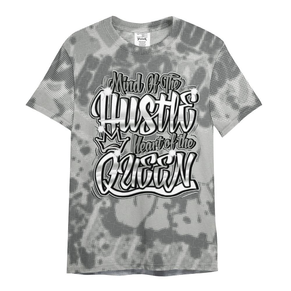 Shirt To Match Paris Cement Grey 4s - Hustles Heart Queens Street All Over Print