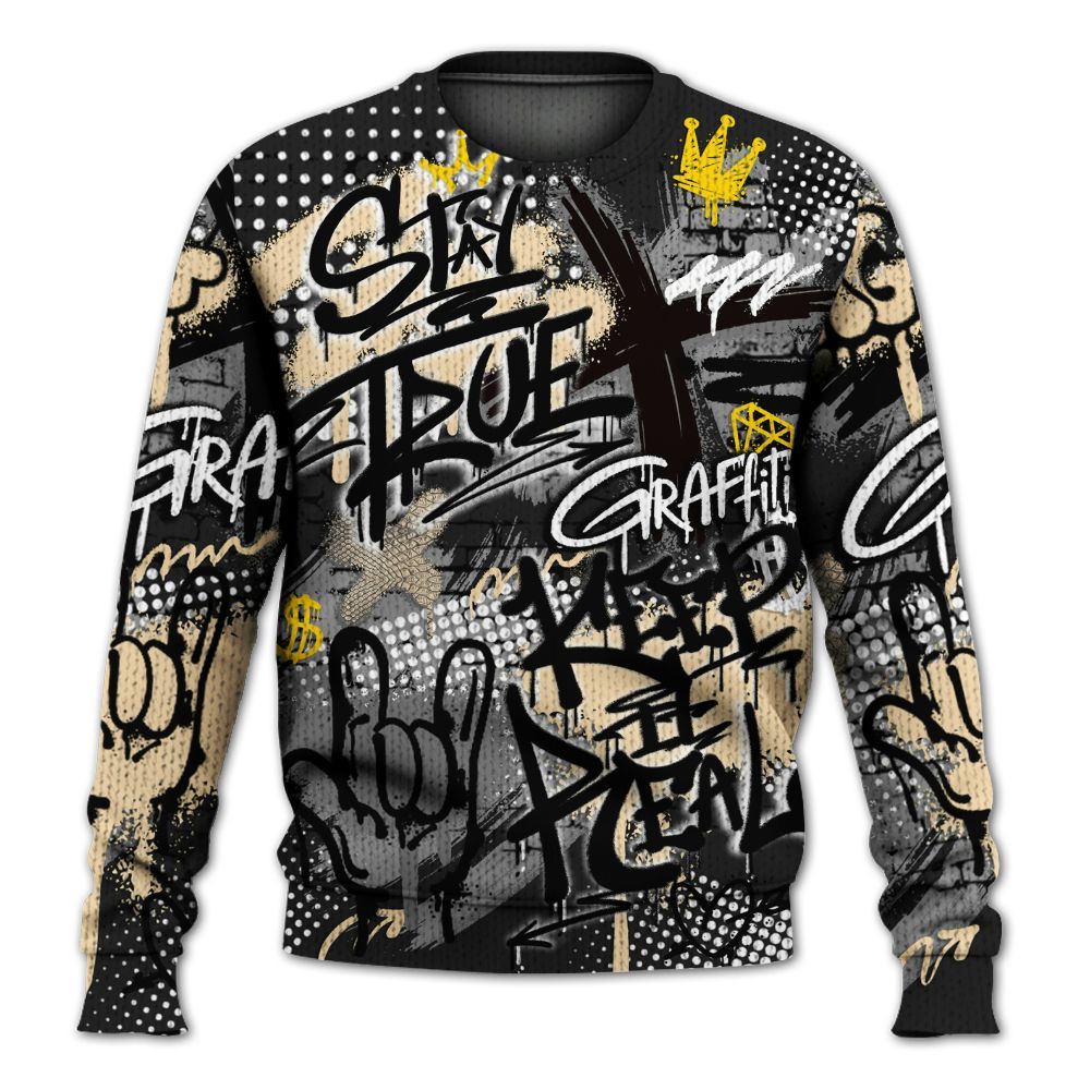 Knitted Sweater To Match Kobe 9 EM Mambacita - True It Real Graffiti Streetwear