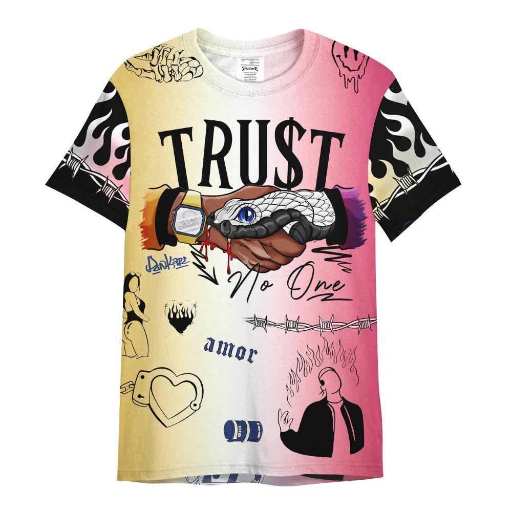 Shirt To Match Air Griffey Max Los Angeles 1s - Snake Trust No One All Over Print