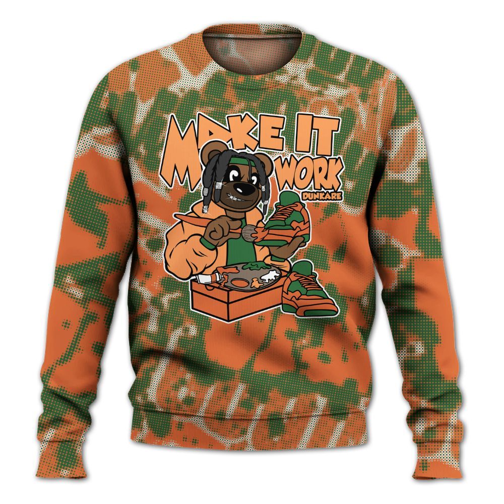 Sweatshirt To Match Low Miami 5s - Pull It Off Bear Street All Over Print