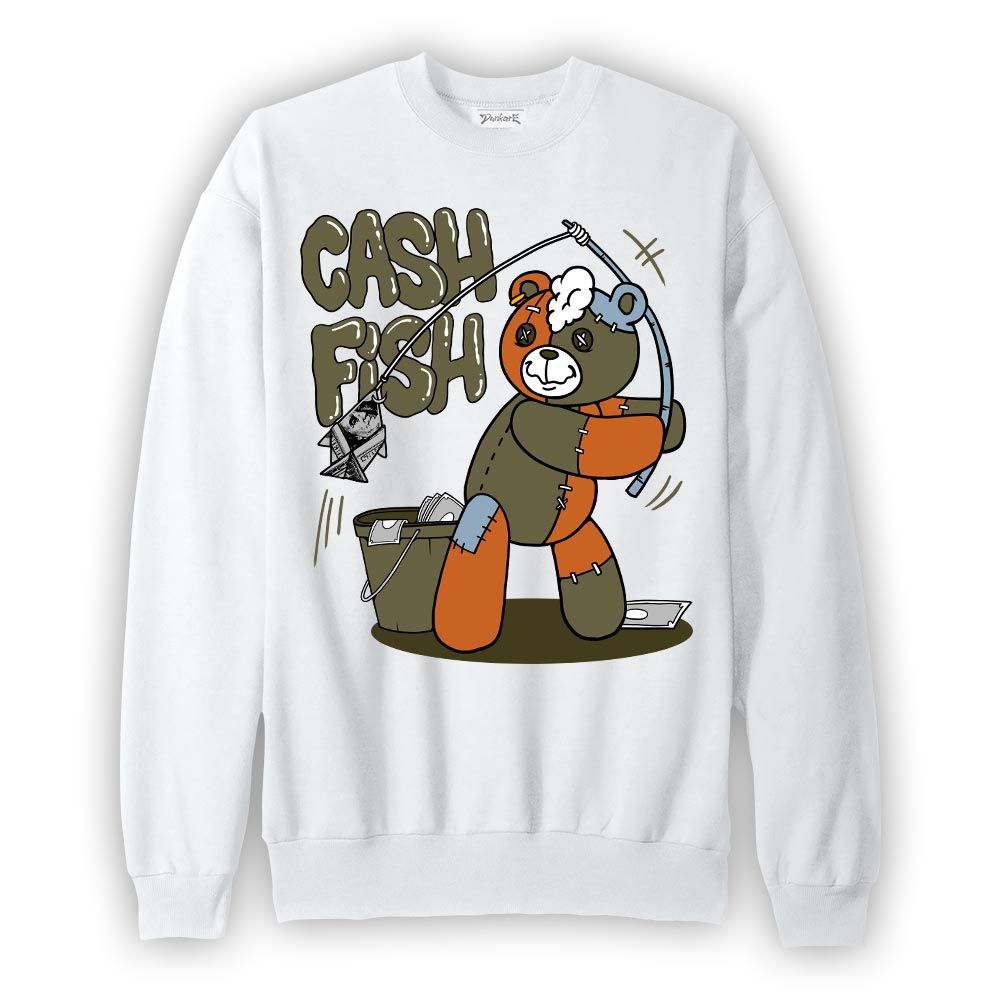 Sweatshirt To match Olive 5s Sweatshirt - Moneys Fish Hugz Graphic