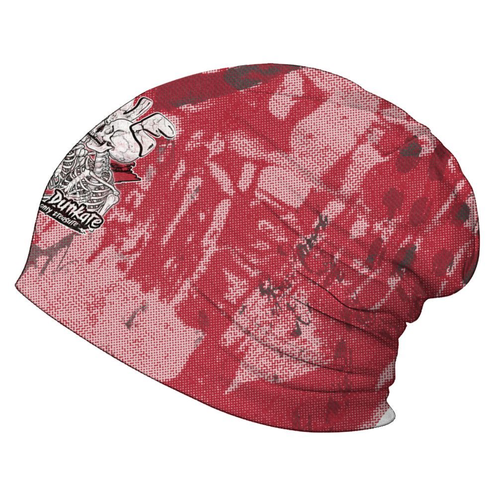 Beanie Hat To Match Black Toe 14s - Skull Love Graphic